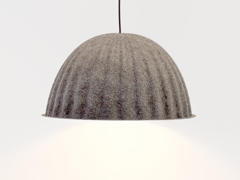 Pendelleuchte Muuto "Under the Bell" grau