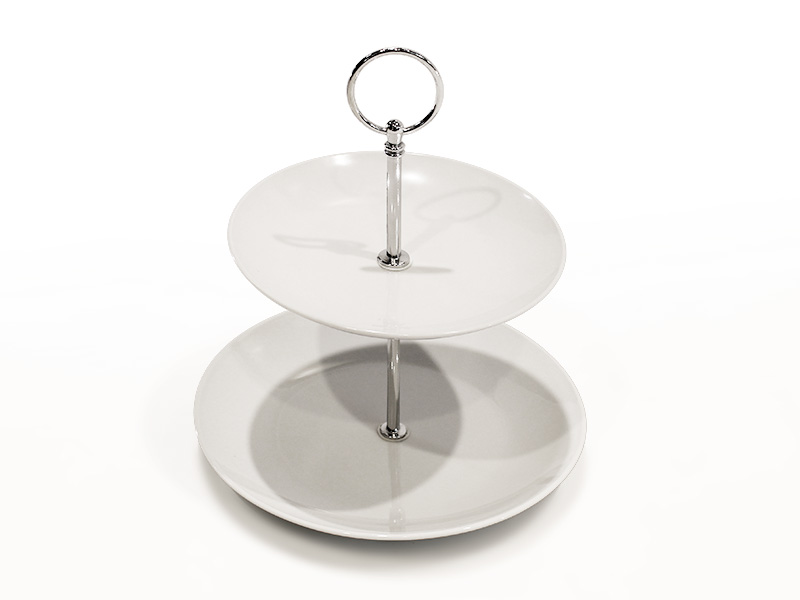 Etagere rund 2 Ebenen