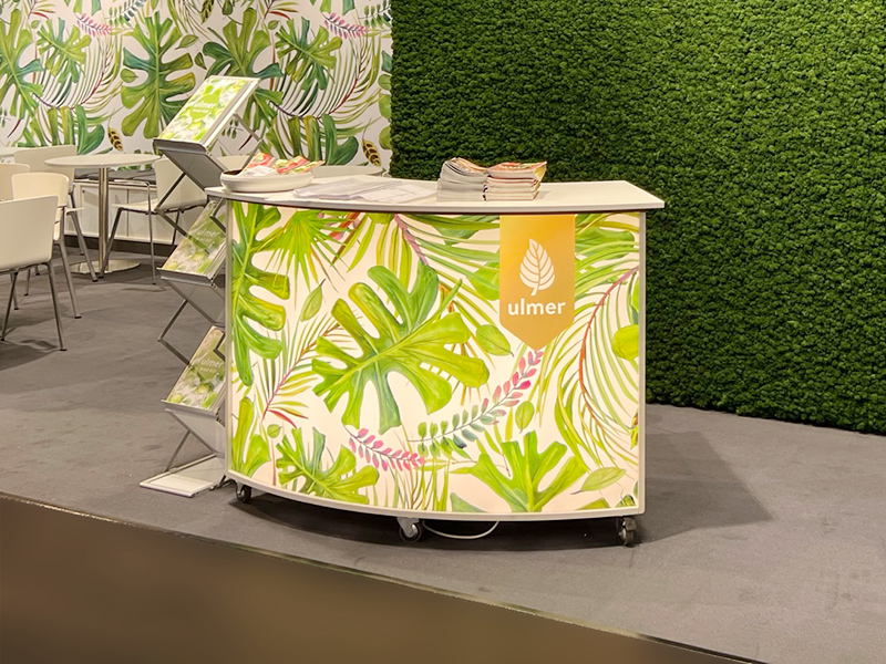 Theke gebogen (beleuchtete Front)