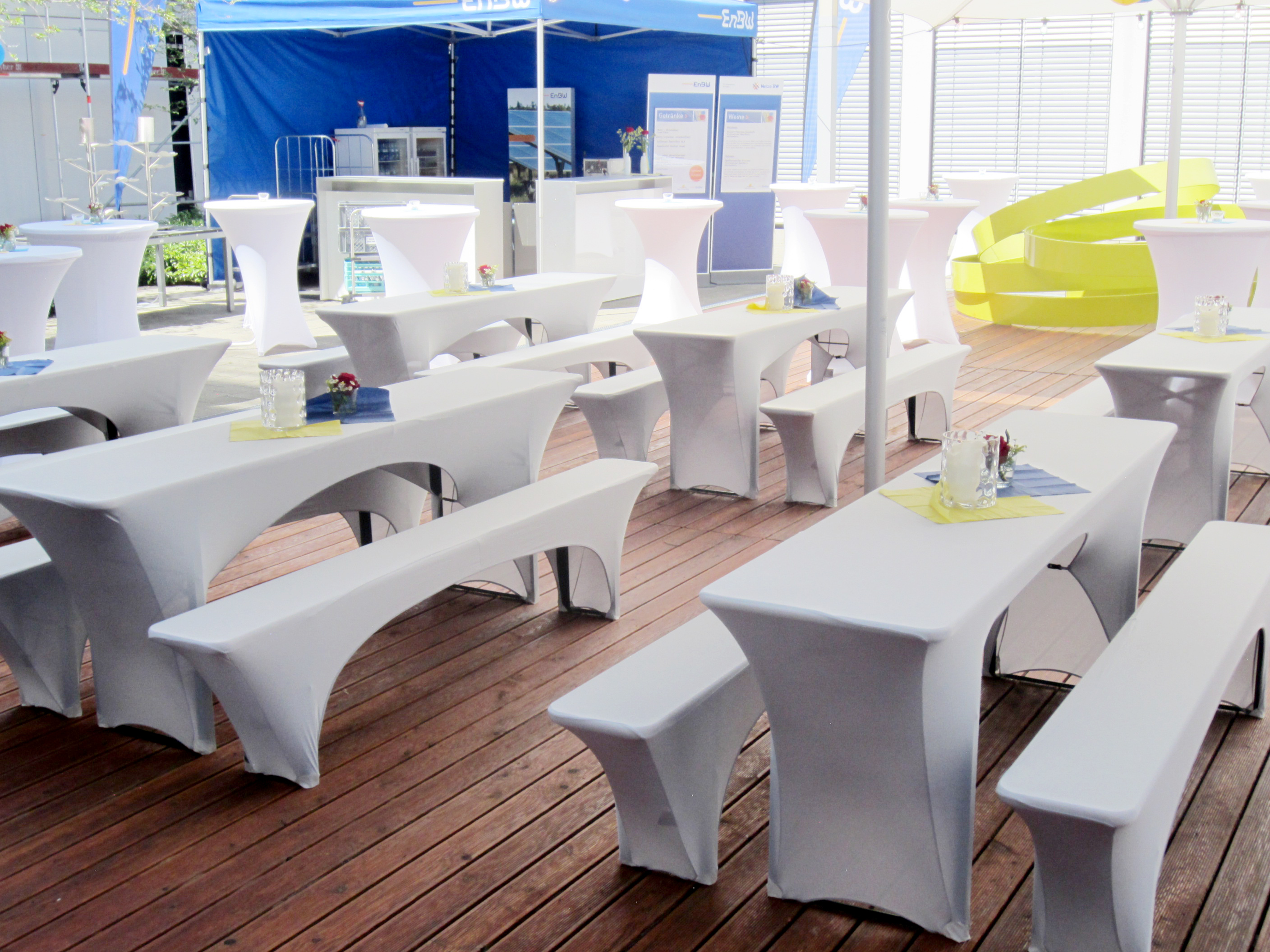 Festzeltgarnitur (mit Husse) 2