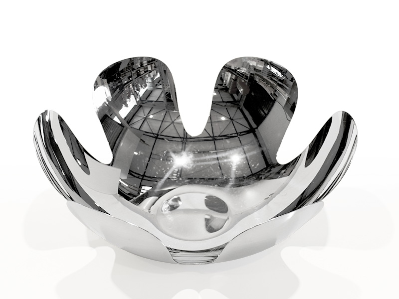 Obst- / Dekoschale Edelstahl